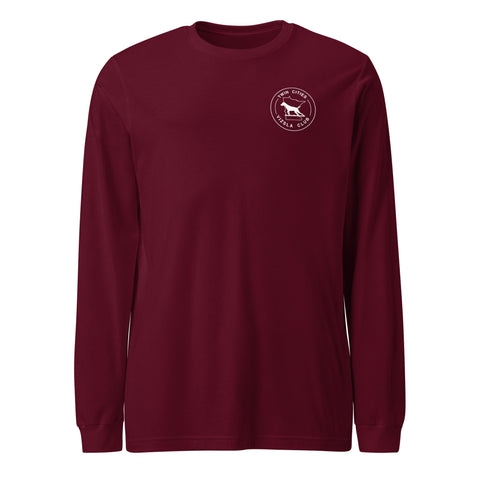 Twin Cities Vizsla Club | Unisex Long Sleeve Tee | Small Logo