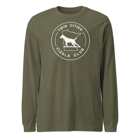 Twin Cities Vizsla Club | Unisex Long Sleeve Tee | Large Logo