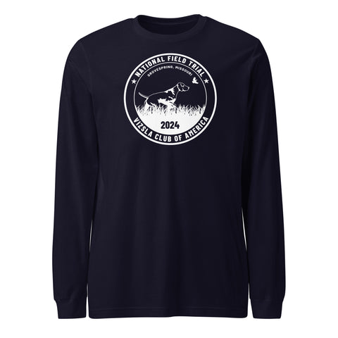 Vizsla Club of America | NFT 2024 | Unisex Long Sleeve Tee | Large Logo