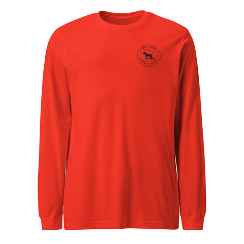 Twin Cities Vizsla Club | Unisex Long Sleeve Tee | Small Logo