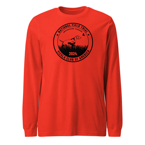 Vizsla Club of America | NFT 2024 | Unisex Long Sleeve Tee | Large Logo