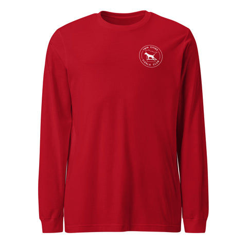 Twin Cities Vizsla Club | Unisex Long Sleeve Tee | Small Logo