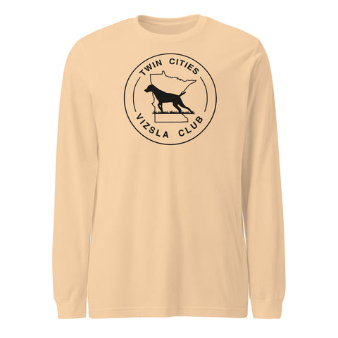 Twin Cities Vizsla Club | Unisex Long Sleeve Tee | Large Logo