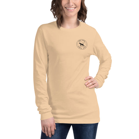 Twin Cities Vizsla Club | Unisex Long Sleeve Tee | Small Logo