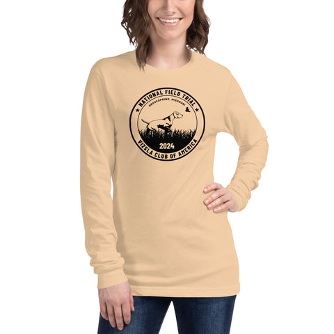 Vizsla Club of America | NFT 2024 | Unisex Long Sleeve Tee | Large Logo