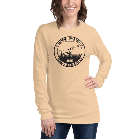 Vizsla Club of America | NFT 2025 | Unisex Long Sleeve Tee | Large Logo