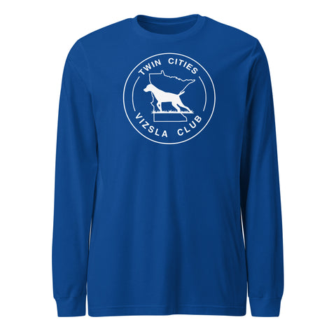 Twin Cities Vizsla Club | Unisex Long Sleeve Tee | Large Logo