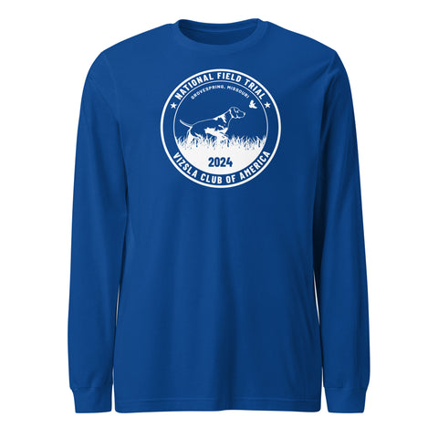 Vizsla Club of America | NFT 2024 | Unisex Long Sleeve Tee | Large Logo