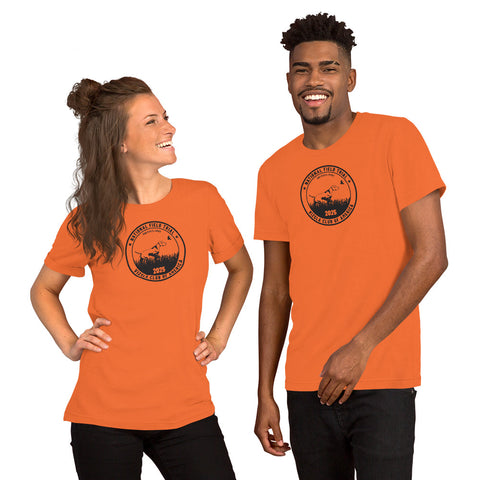 Vizsla Club of America | NFT 2025 | Unisex Orange Field T-Shirt | Large Logo