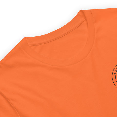 Twin Cities Vizsla Club | Unisex Orange Field T-Shirt | Small Logo