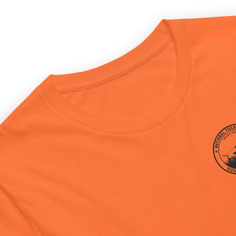 Vizsla Club of America | NFT 2025 | Unisex Orange Field T-Shirt | Small Logo