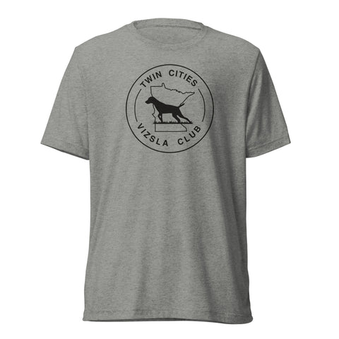 Twin Cities Vizsla Club | Unisex Tri-Blend T-Shirt | Large Logo