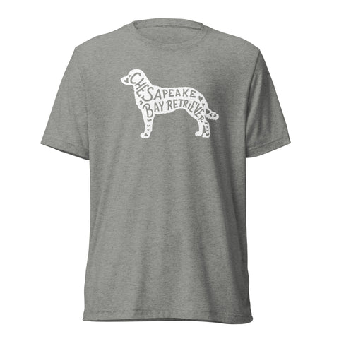 Chesapeake Bay Retriever | Silhouette | Unisex Tri-Blend T-Shirt