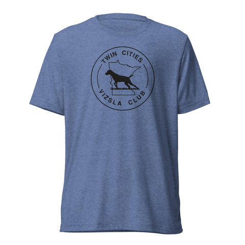 Twin Cities Vizsla Club | Unisex Tri-Blend T-Shirt | Large Logo