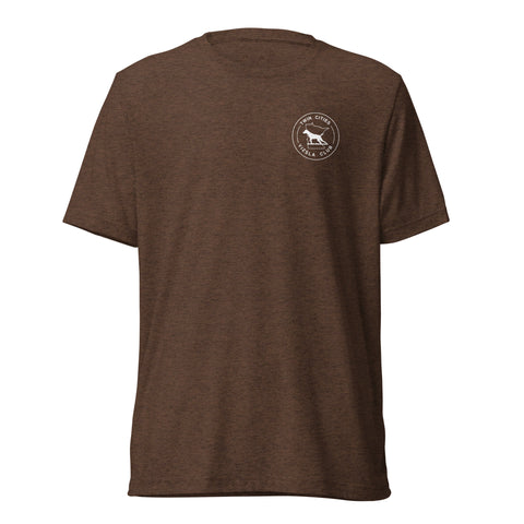 Twin Cities Vizsla Club | Unisex Tri-Blend T-Shirt | Small Logo