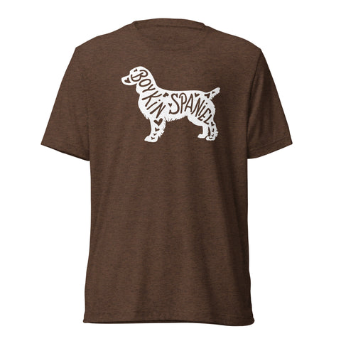 Boykin Spaniel | Silhouette | Unisex Tri-Blend T-Shirt