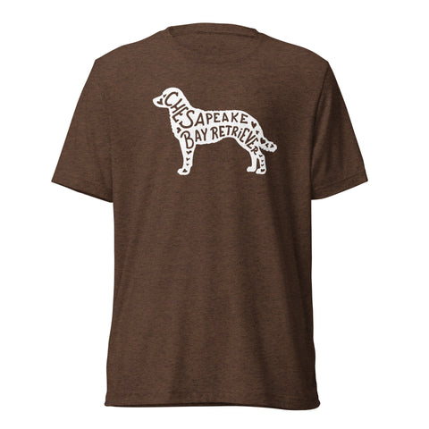 Chesapeake Bay Retriever | Silhouette | Unisex Tri-Blend T-Shirt