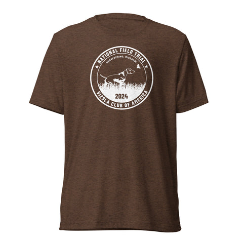 Vizsla Club of America | NFT 2024 | Unisex Tri-Blend T-Shirt | Large Logo