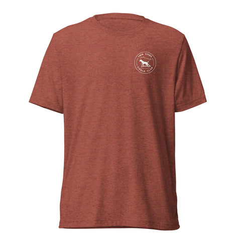 Twin Cities Vizsla Club | Unisex Tri-Blend T-Shirt | Small Logo