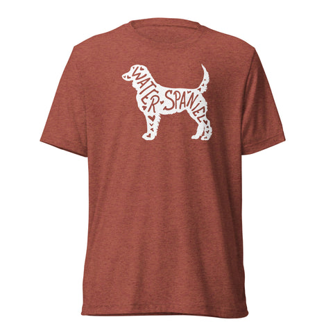 American Water Spaniel | Silhouette | Unisex Tri-Blend T-Shirt