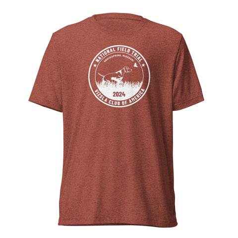 Vizsla Club of America | NFT 2024 | Unisex Tri-Blend T-Shirt | Large Logo