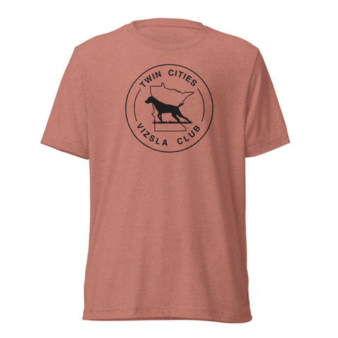 Twin Cities Vizsla Club | Unisex Tri-Blend T-Shirt | Large Logo