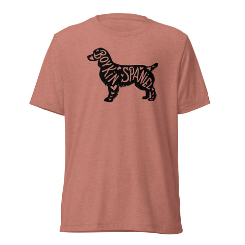 Boykin Spaniel | Silhouette | Unisex Tri-Blend T-Shirt