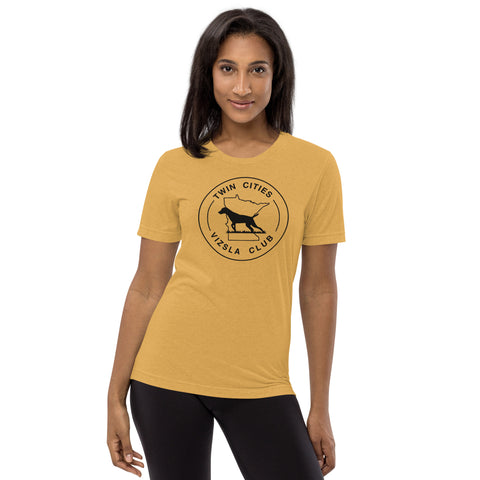 Twin Cities Vizsla Club | Unisex Tri-Blend T-Shirt | Large Logo