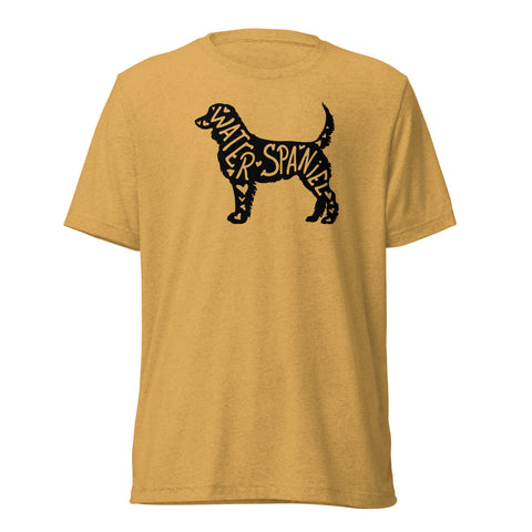 American Water Spaniel | Silhouette | Unisex Tri-Blend T-Shirt