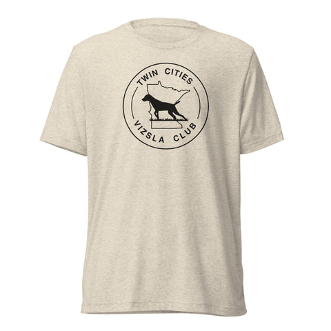 Twin Cities Vizsla Club | Unisex Tri-Blend T-Shirt | Large Logo