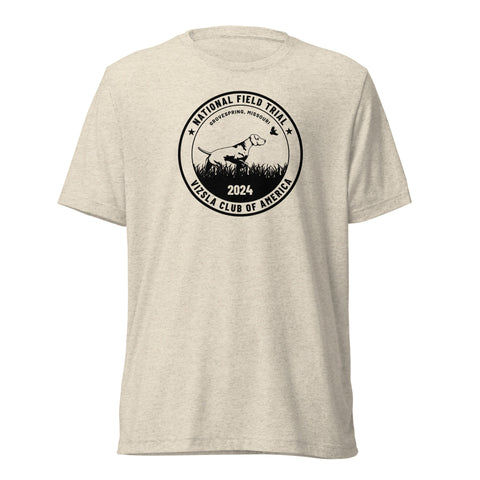 Vizsla Club of America | NFT 2024 | Unisex Tri-Blend T-Shirt | Large Logo