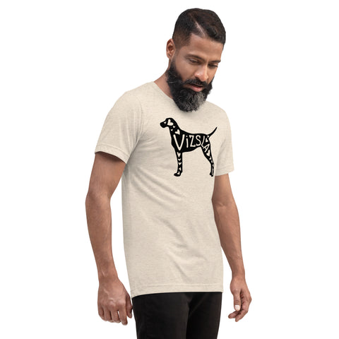 Vizsla | Silhouette | Unisex Tri-Blend T-Shirt