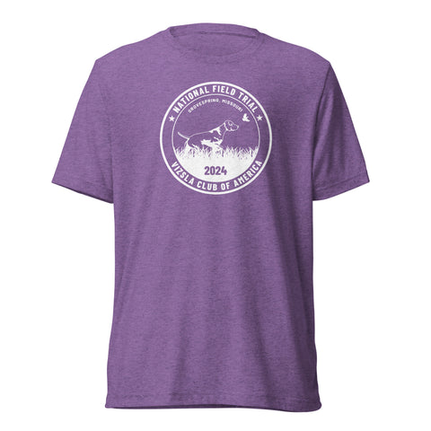 Vizsla Club of America | NFT 2024 | Unisex Tri-Blend T-Shirt | Large Logo