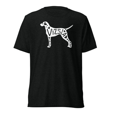 Vizsla | Silhouette | Unisex Tri-Blend T-Shirt