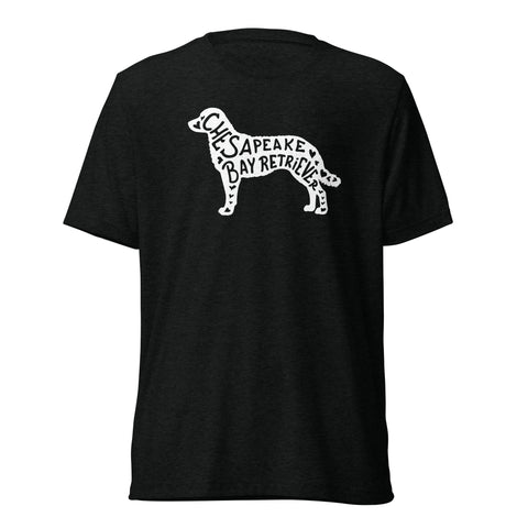 Chesapeake Bay Retriever | Silhouette | Unisex Tri-Blend T-Shirt