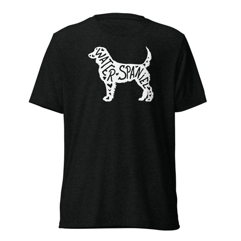 American Water Spaniel | Silhouette | Unisex Tri-Blend T-Shirt