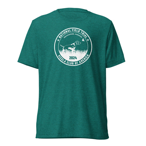 Vizsla Club of America | NFT 2024 | Unisex Tri-Blend T-Shirt | Large Logo