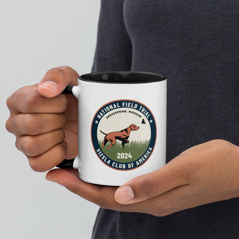 Vizsla Club of America | NFT 2024 | 11 oz White Ceramic Mug with Color Inside