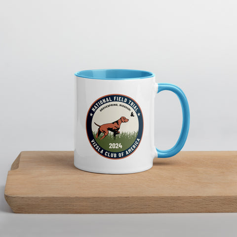 Vizsla Club of America | NFT 2024 | 11 oz White Ceramic Mug with Color Inside