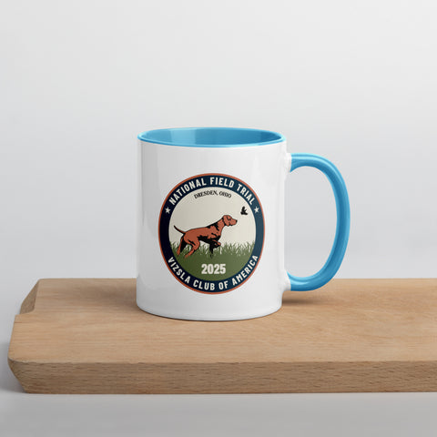 Vizsla Club of America | NFT 2025 | 11 oz White Ceramic Mug with Color Inside