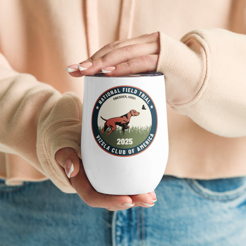 Vizsla Club of America | NFT 2025 | 12 oz Stainless Steel Wine Tumbler