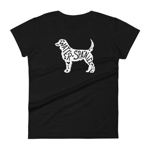 American Water Spaniel | Silhouette | Women's Fashion Fit T-Shirt