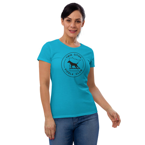 Twin Cities Vizsla Club | Women's Fashion Fit T-Shirt | Large Logo