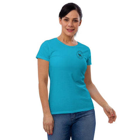 Twin Cities Vizsla Club | Women's Fashion Fit T-Shirt | Small Logo