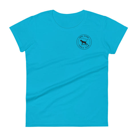 Twin Cities Vizsla Club | Women's Fashion Fit T-Shirt | Small Logo