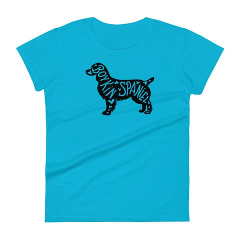 Boykin Spaniel | Silhouette | Women's Fashion Fit T-Shirt