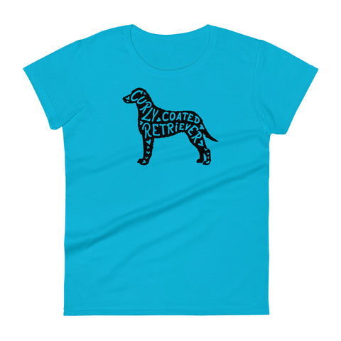 Curly-Coated Retriever | Silhouette | Women's Fashion Fit T-Shirt