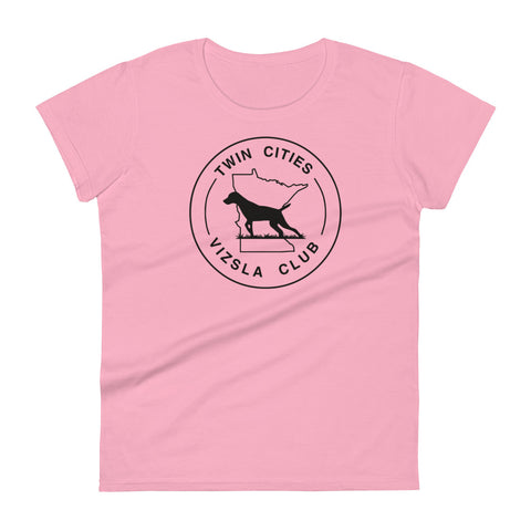 Twin Cities Vizsla Club | Women's Fashion Fit T-Shirt | Large Logo