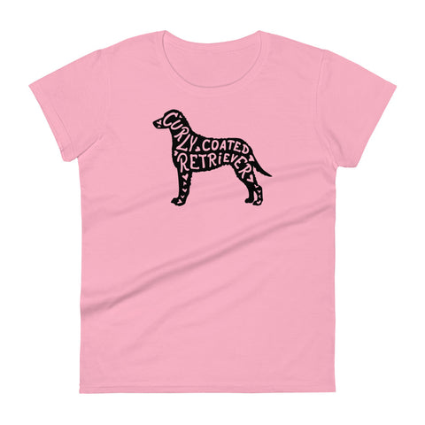 Curly-Coated Retriever | Silhouette | Women's Fashion Fit T-Shirt