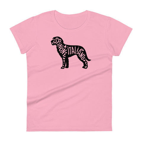 Spinone Italiano | Silhouette | Women's Fashion Fit T-Shirt